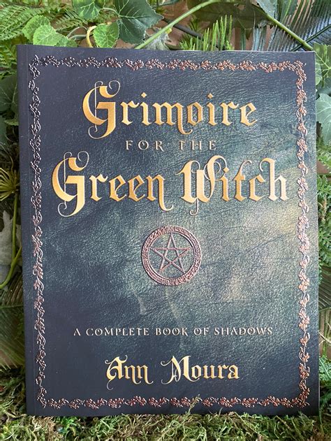 Enchanted grimoire green witch
